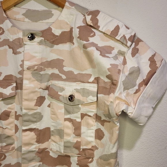 CAMO mauve midi dress button up by Patrizia Pepe - Picture 8 of 12